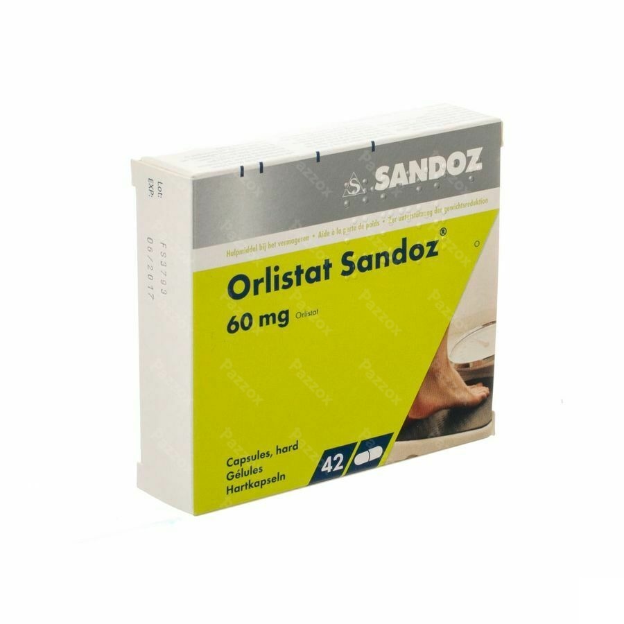 Orlistat Sandoz 60mg 42 Gélules