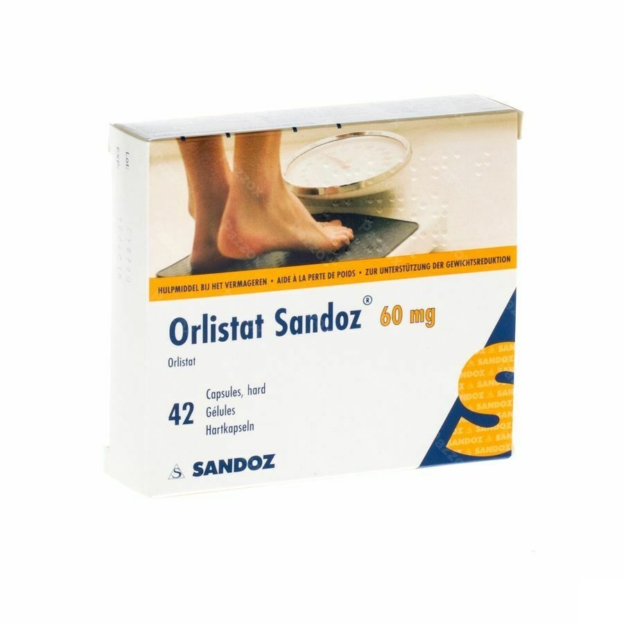 Orlistat Sandoz 60mg 42 Gélules