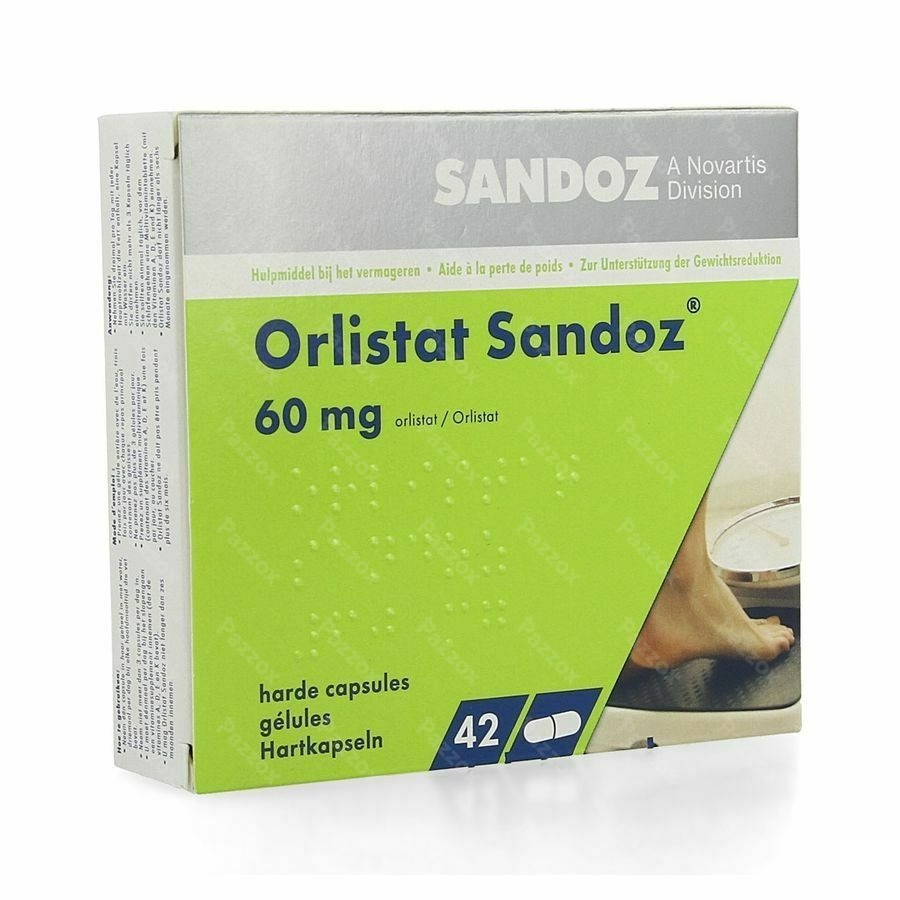 Orlistat Sandoz 60mg 42 Gélules