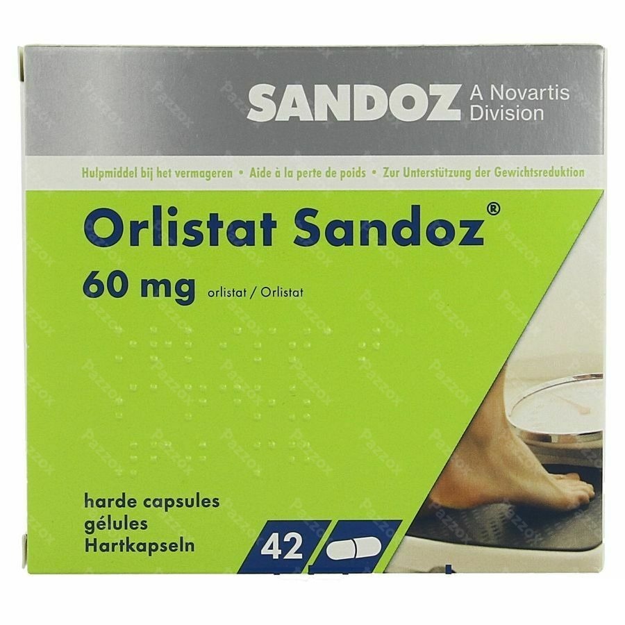 Orlistat Sandoz 60mg 42 Gélules