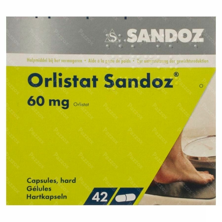 Orlistat Sandoz 60mg 42 Gélules