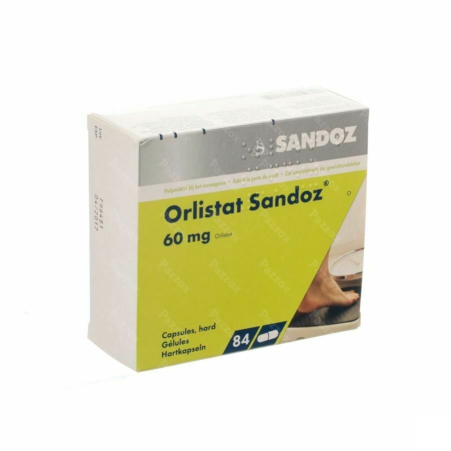 Orlistat Sandoz 60mg 84 Gélules