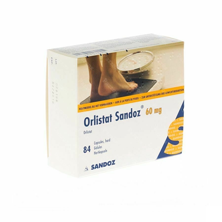 Orlistat Sandoz 60mg 84 Gélules