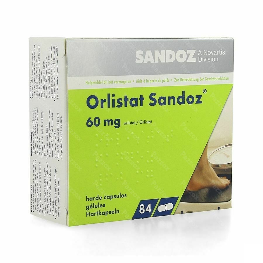 Orlistat Sandoz 60mg 84 Gélules