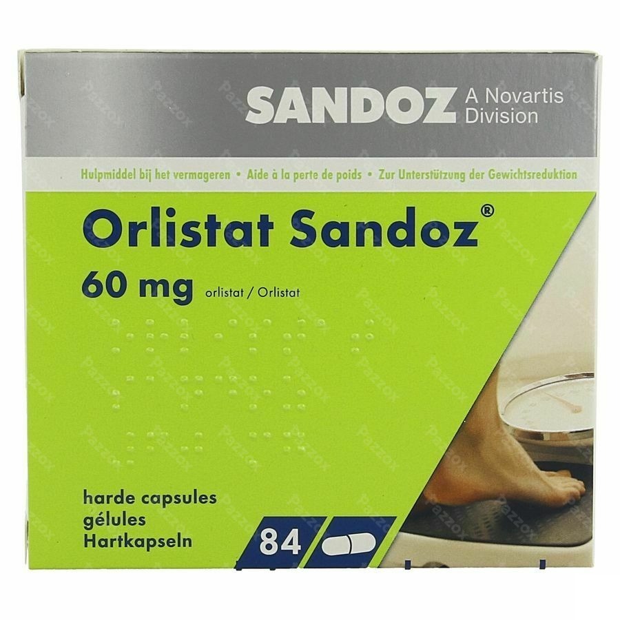 Orlistat Sandoz 60mg 84 Gélules