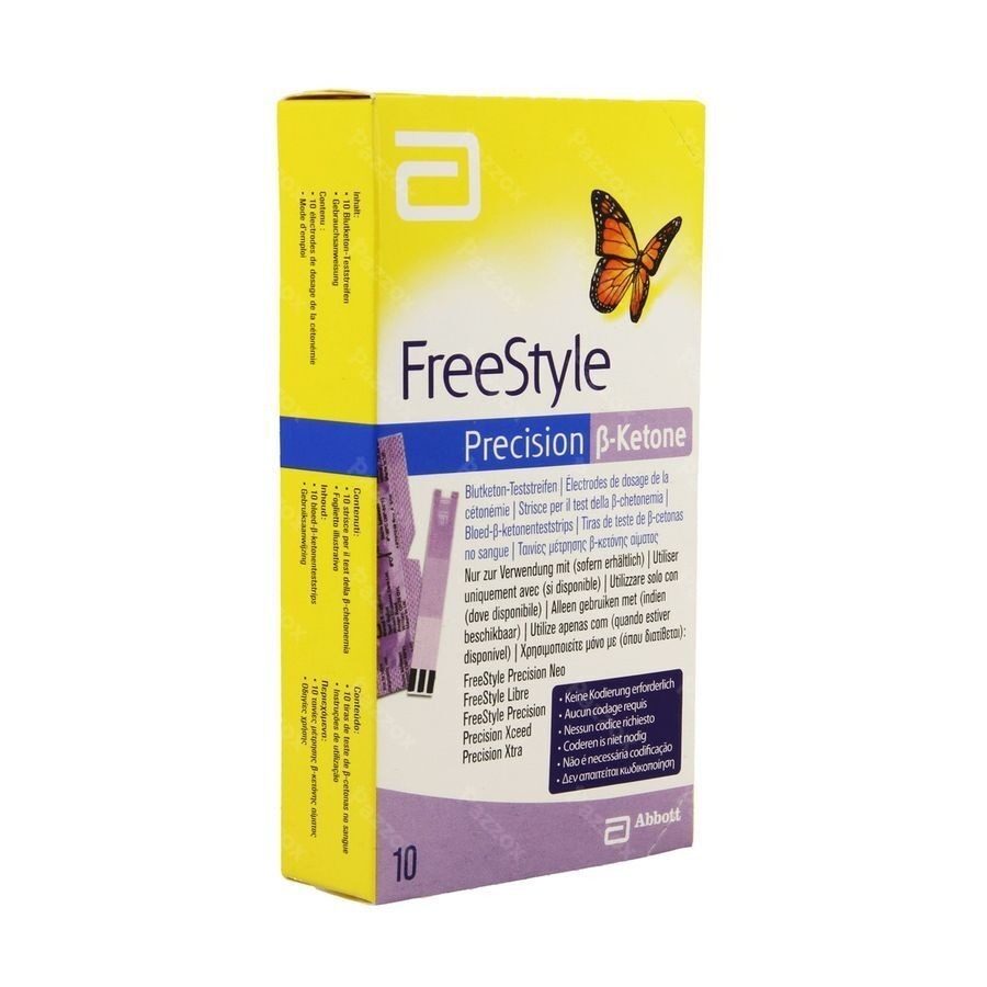 FreeStyle Precision Neo B-Cétone 10 tigettes