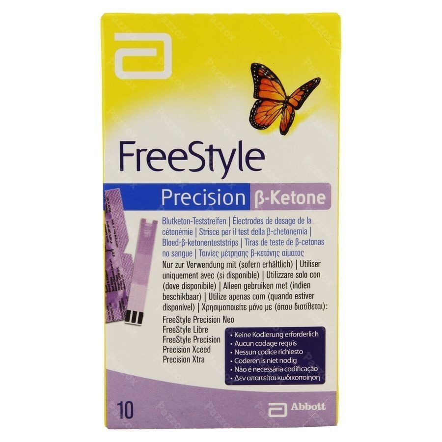 FreeStyle Precision Neo B-Cétone 10 tigettes