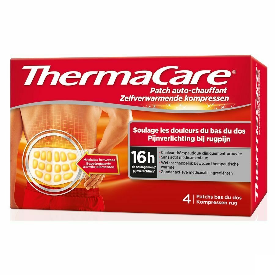 Thermacare Cp Chauffante Douleurs Dos 2x2 Promo