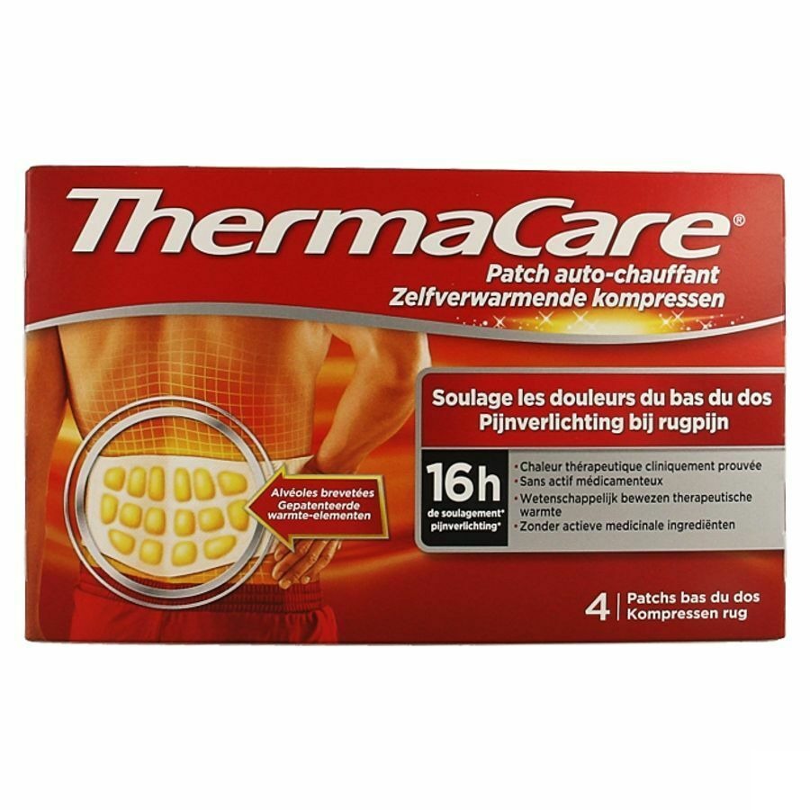 Thermacare Cp Chauffante Douleurs Dos 2x2 Promo