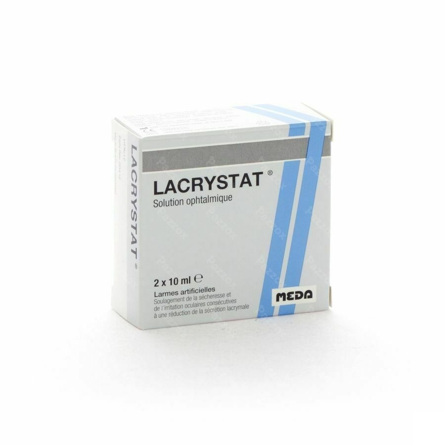 Lacrystat Collyre Fl 2x10ml Nf