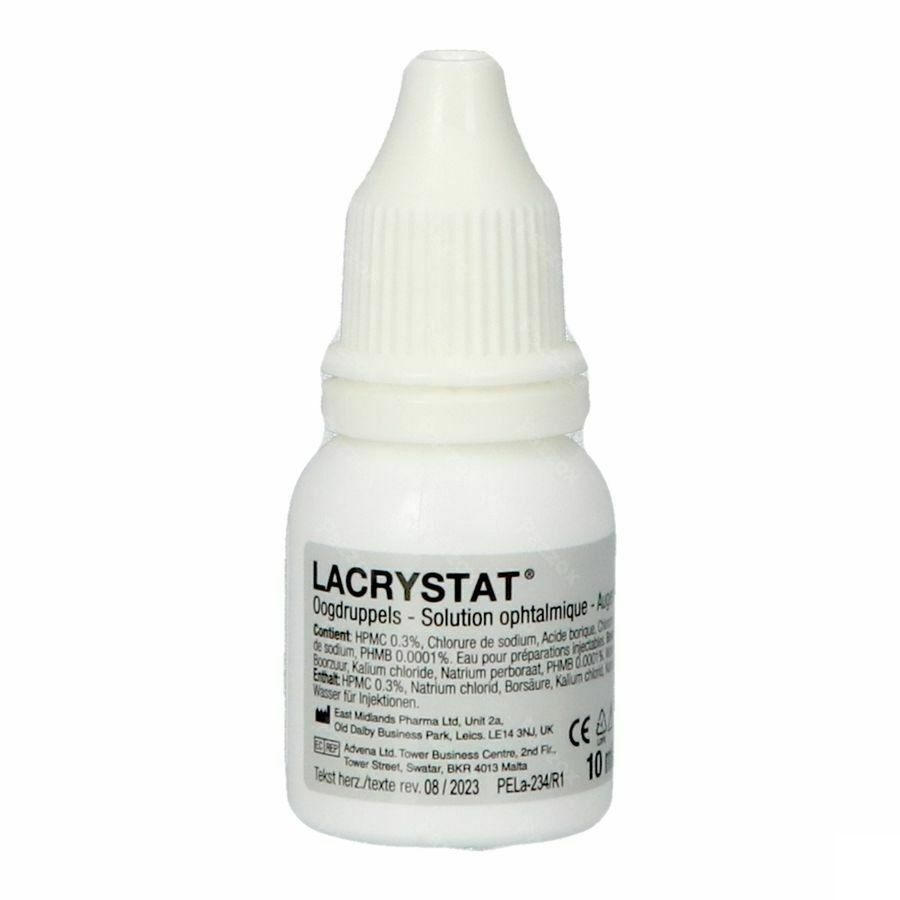 Lacrystat Collyre Fl 2x10ml Nf