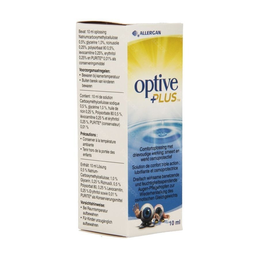 Optive Plus Sol Ster 1x10ml