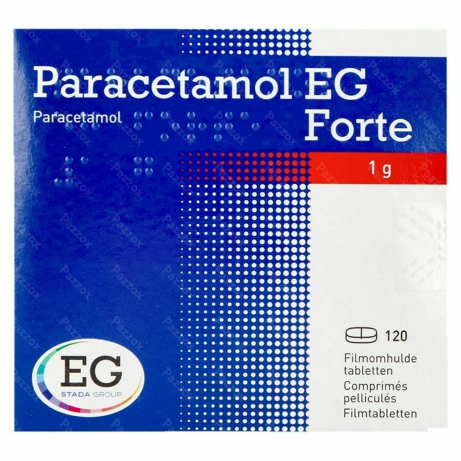 Paracetamol EG 1000mg 120 Comprimés