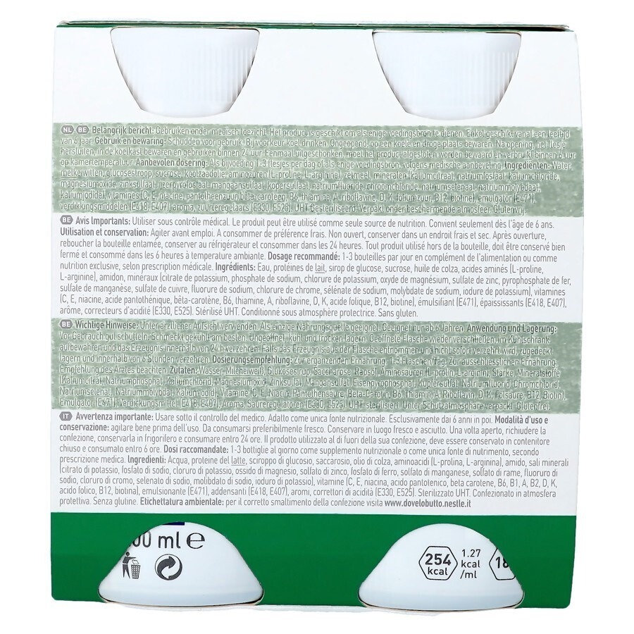 Resource Repair Vanille Bouteille 4x200ml