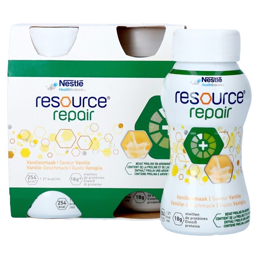 Resource Repair Vanille Bouteille 4x200ml