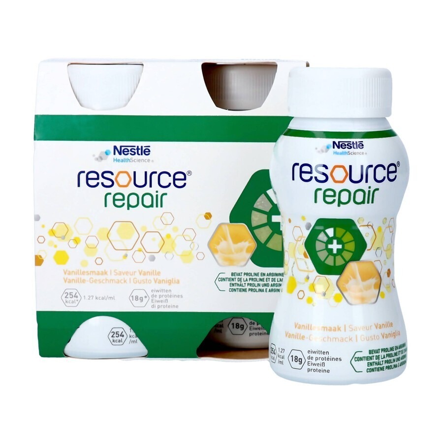 Resource Repair Vanille Bouteille 4x200ml