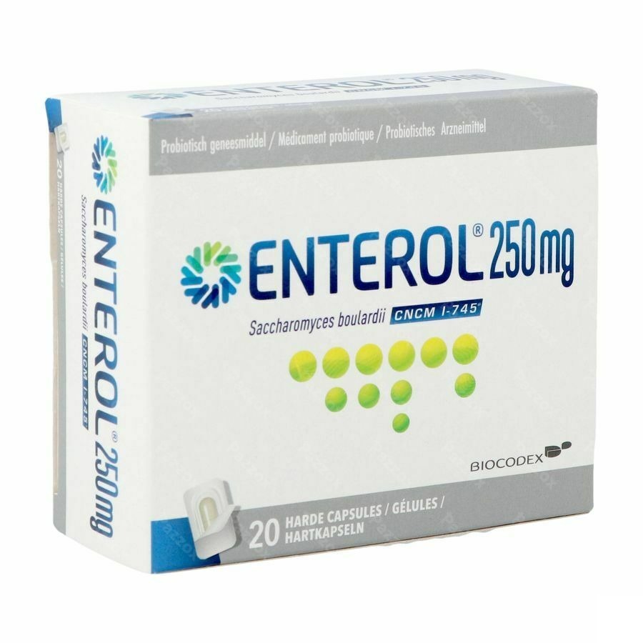 Enterol 250mg Caps Harde Dur S/blister 20x250mg