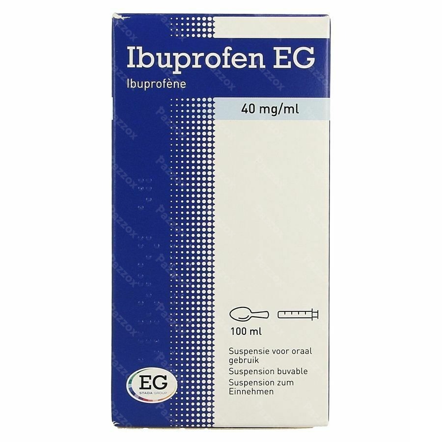 Ibuprofen EG 40 Mg/Ml Susp Buvable 100 Ml