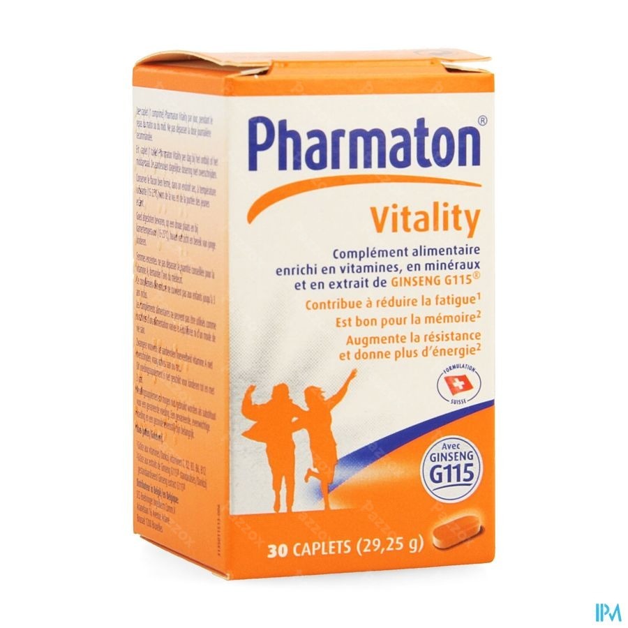 Pharmaton Vitality Caplets 30 Nf