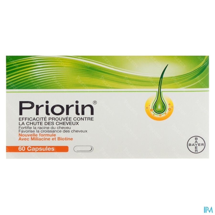 Priorin 60 Capsules Contre La Chute Des Cheveux Avec Biotine