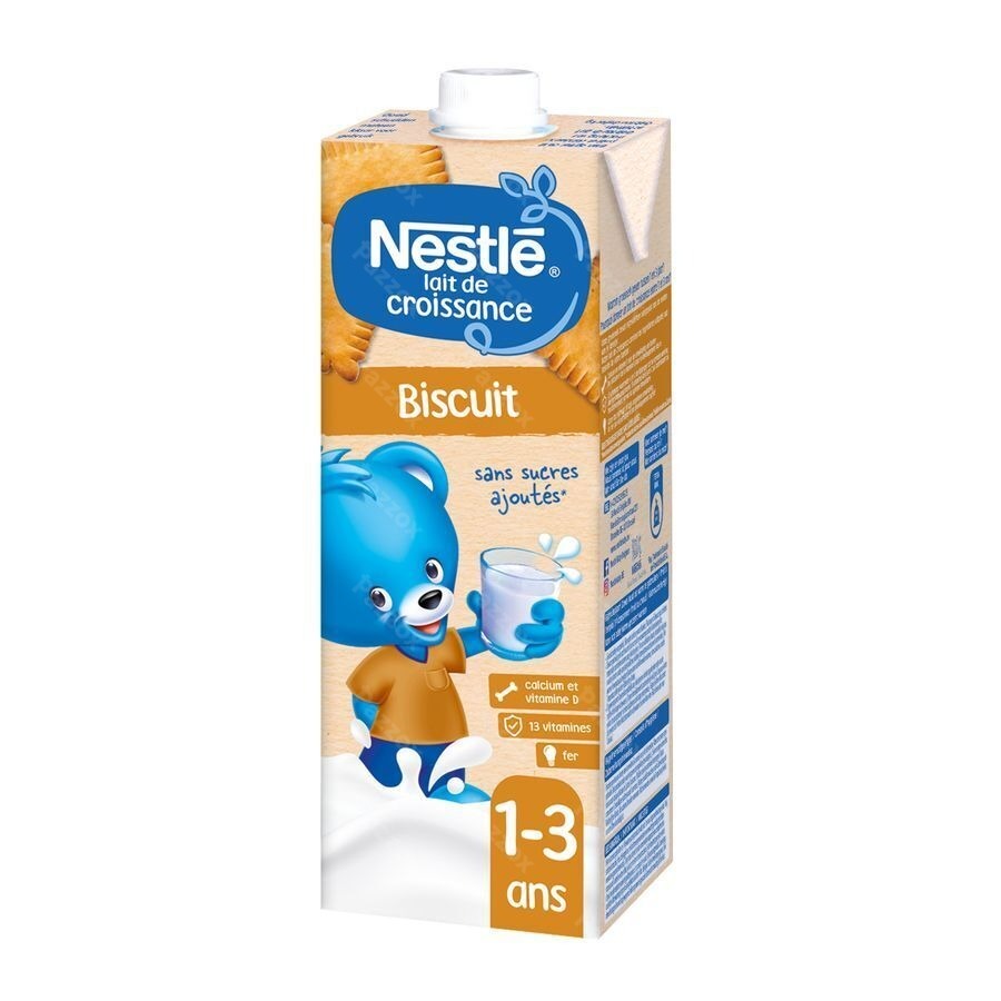 Nestle Lait de Croissance 1+ Biscuit Bébé 1+ An 1L