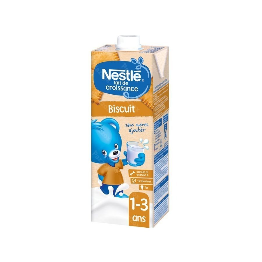Nestle Lait de Croissance 1+ Biscuit Bébé 1+ An 1L