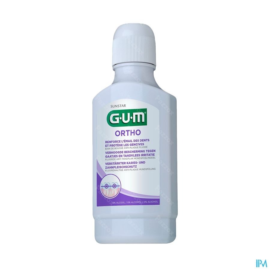 Gum Ortho Bain De Bouche Gel 300ml 3090