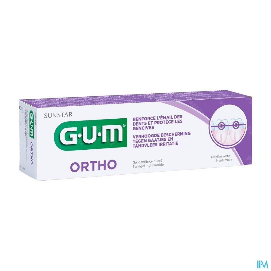Gum Ortho Dentifrice Gel 75ml 3080