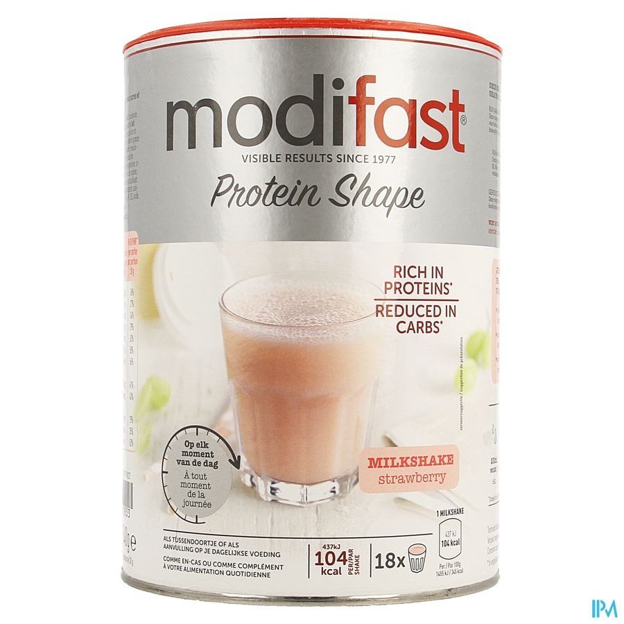 Modifast Protiplus Milkshake Fraise 540g