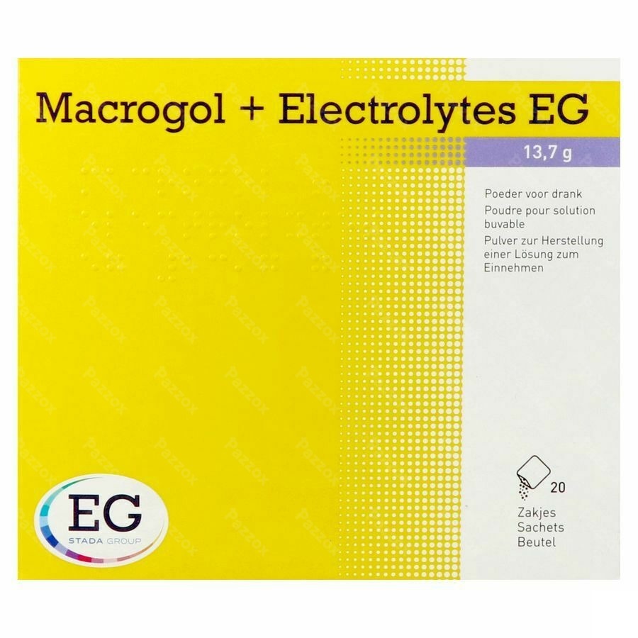 Macrogol+Electrolytes EG 13,7G Pdr Sach 20