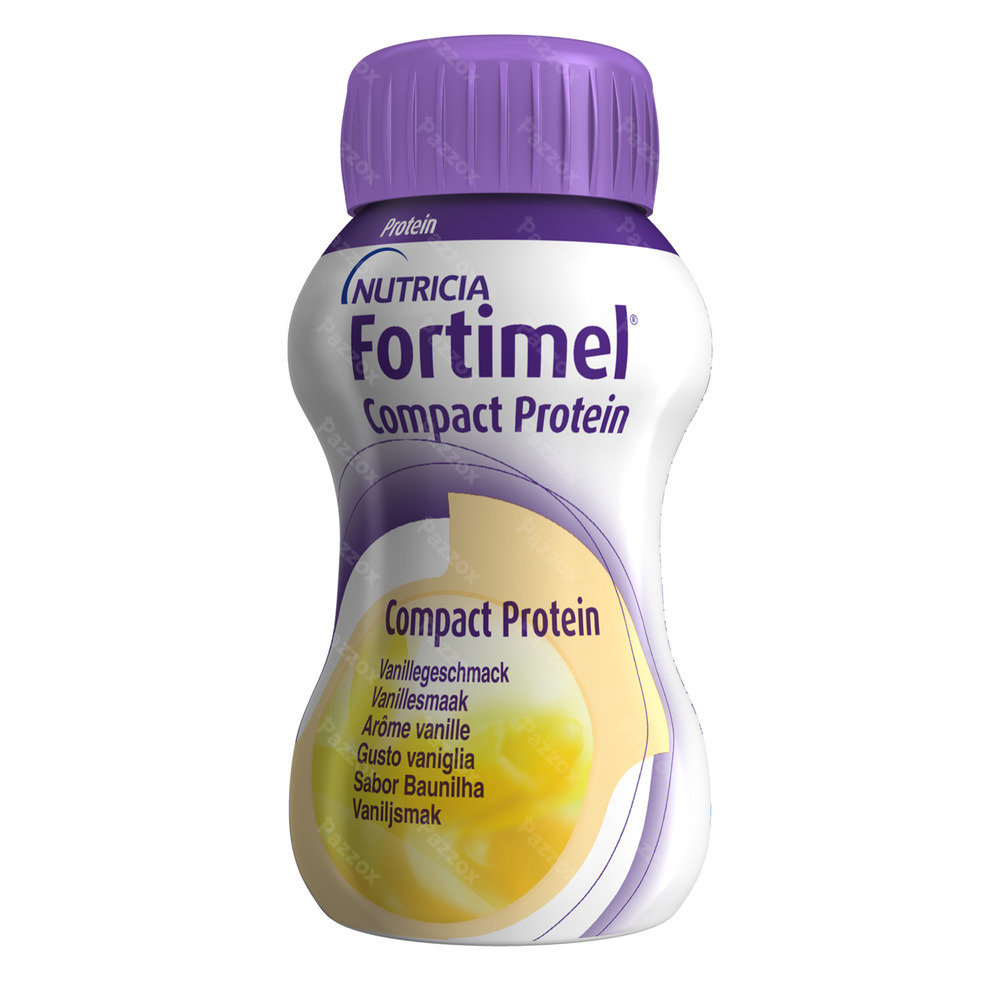 Fortimel Compact Protein Vanille Bouteilles 4x125ml