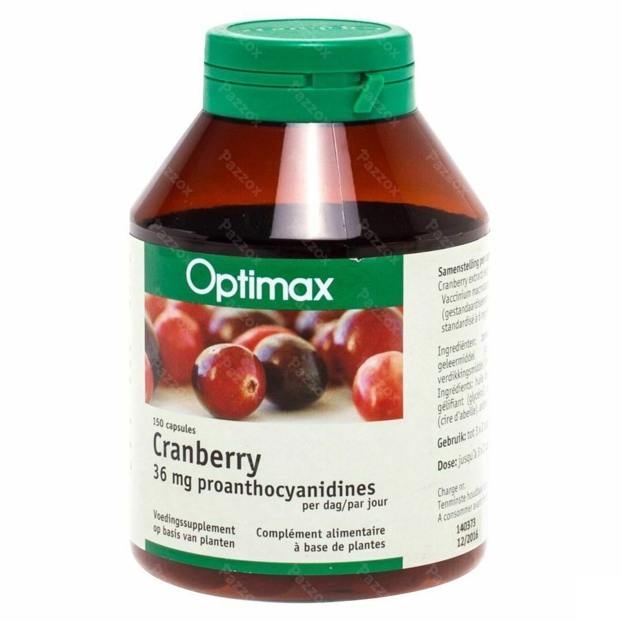 Cranberry Cysticare Plus Caps 150 Optimax