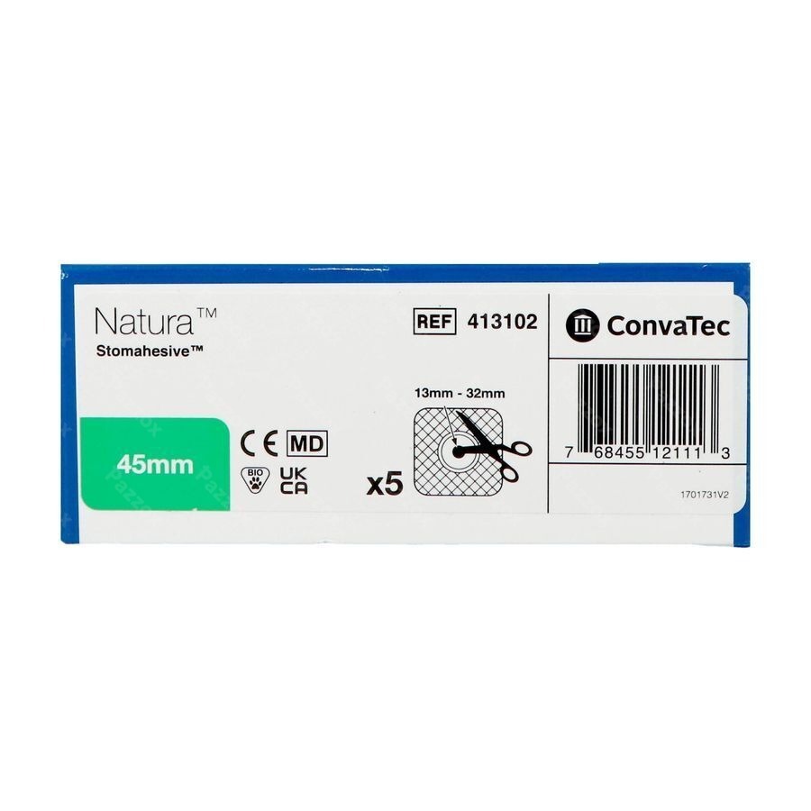 Natura Plaques Stomahesive Flex 45mm 5 413102