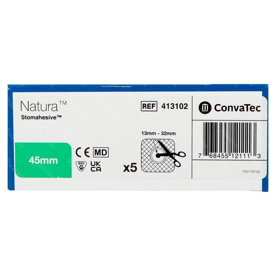 Natura Plaques Stomahesive Flex 45mm 5 413102