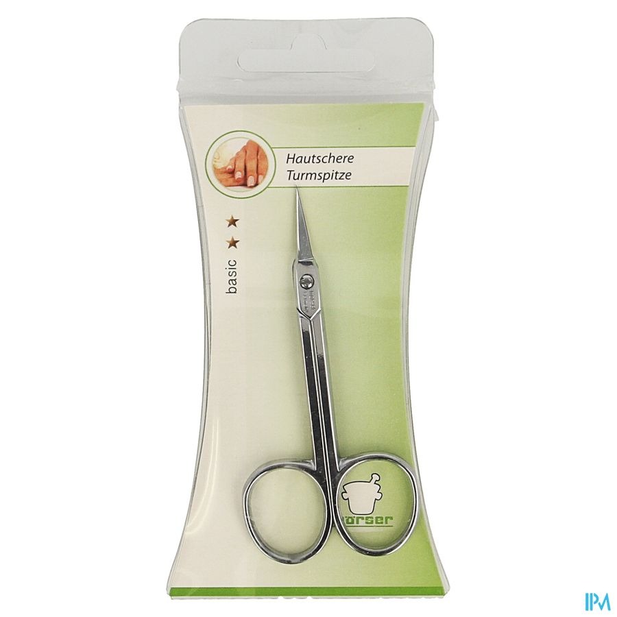 Mörser ciseaux cuticules, pointe de clocher, doré N°45