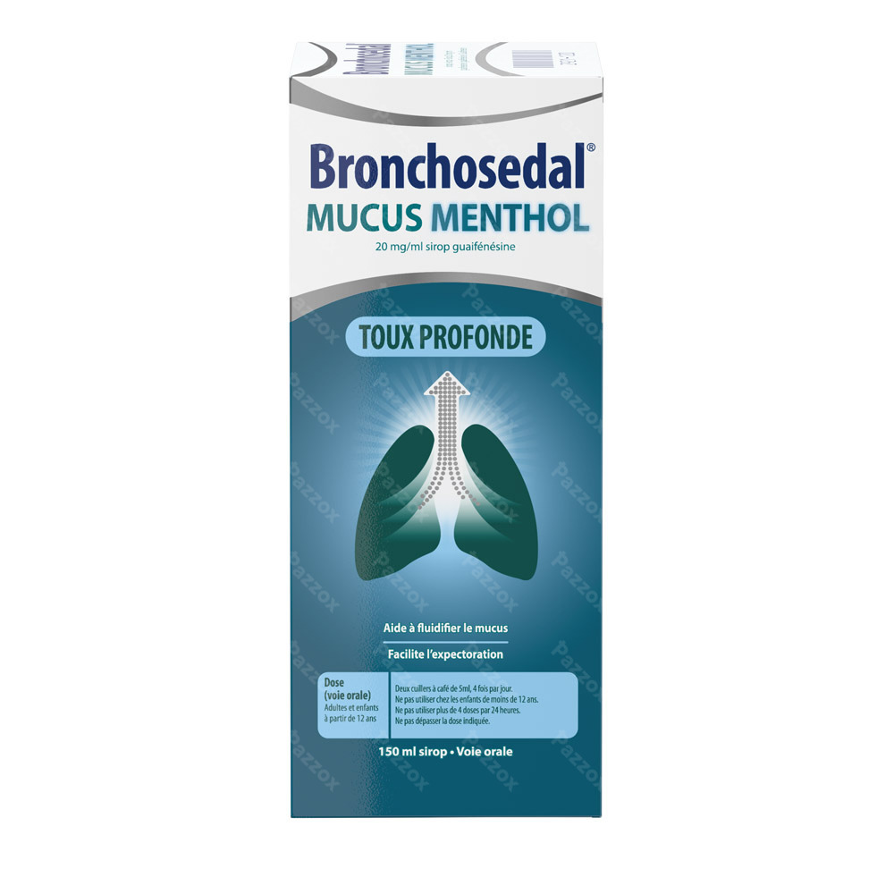 Bronchosedal Mucus Menthol 20mg/ml Sirop 150 ml