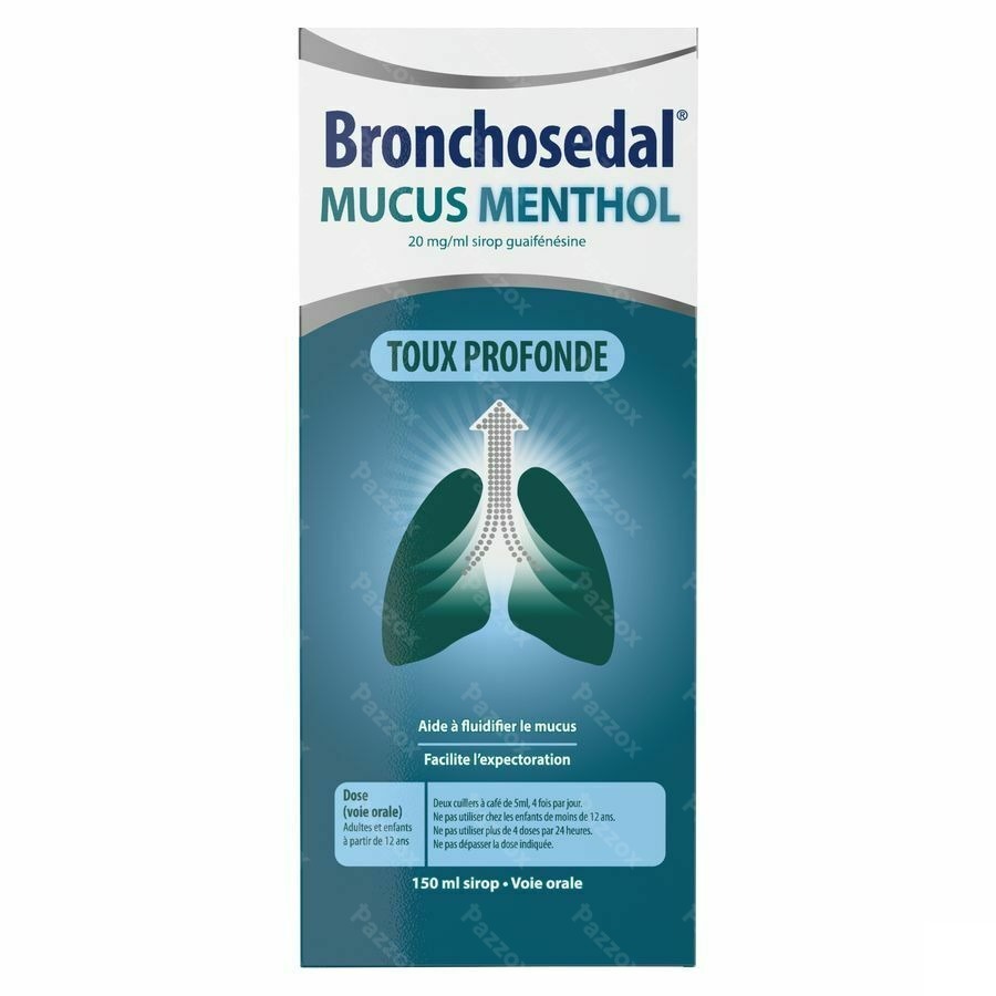 Bronchosedal Mucus Menthol 20mg/ml Sirop 150 ml
