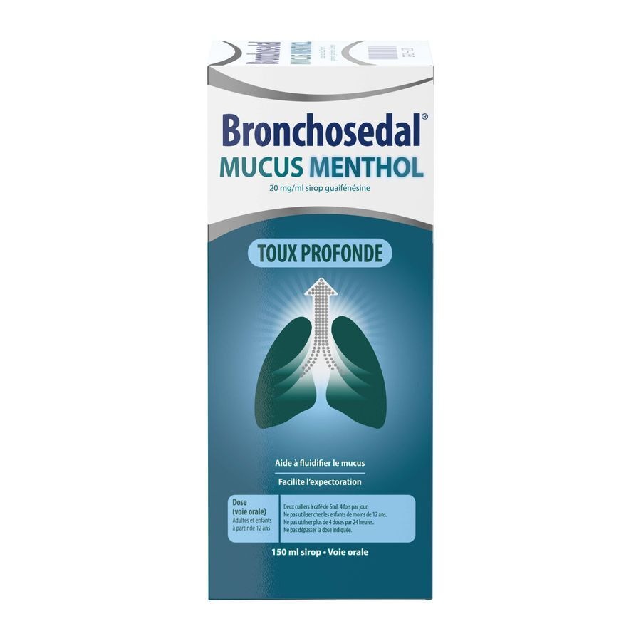 Bronchosedal Mucus Menthol 20mg/ml Sirop 150 ml