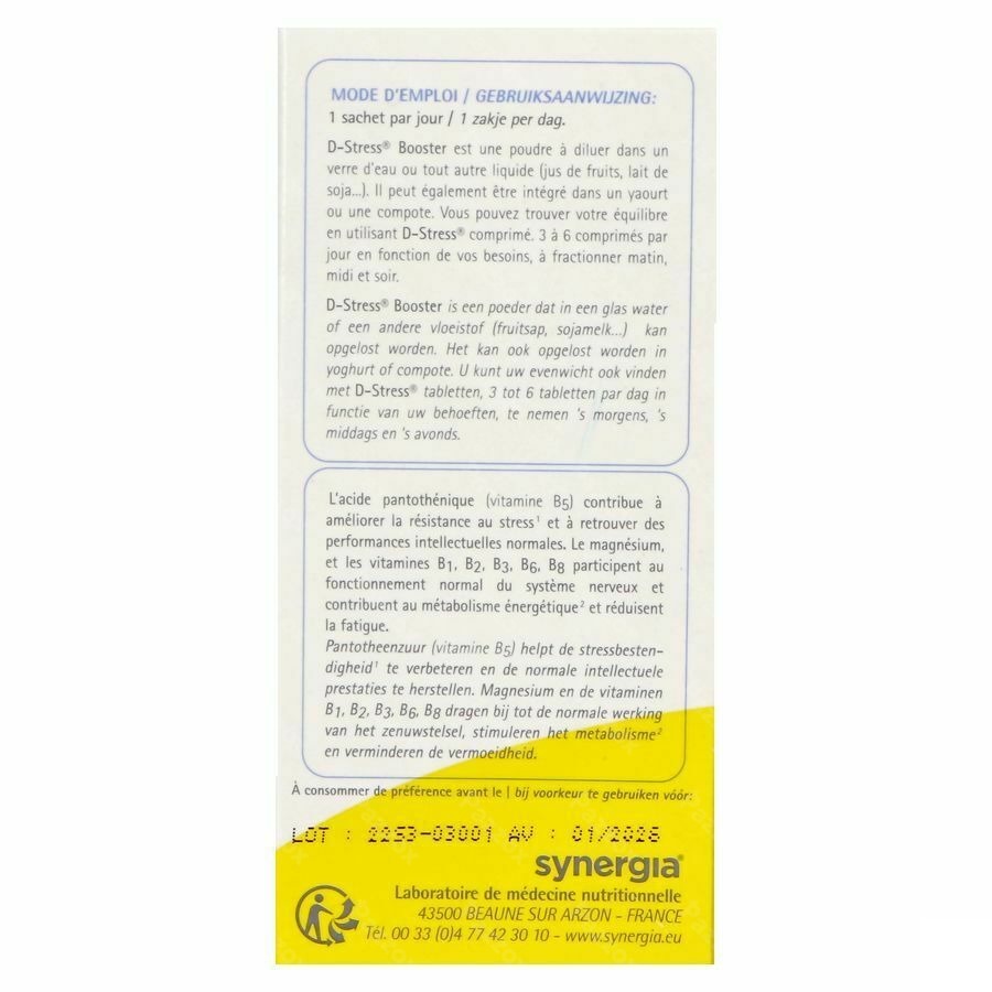 D-stress Booster Pdr Sach 20
