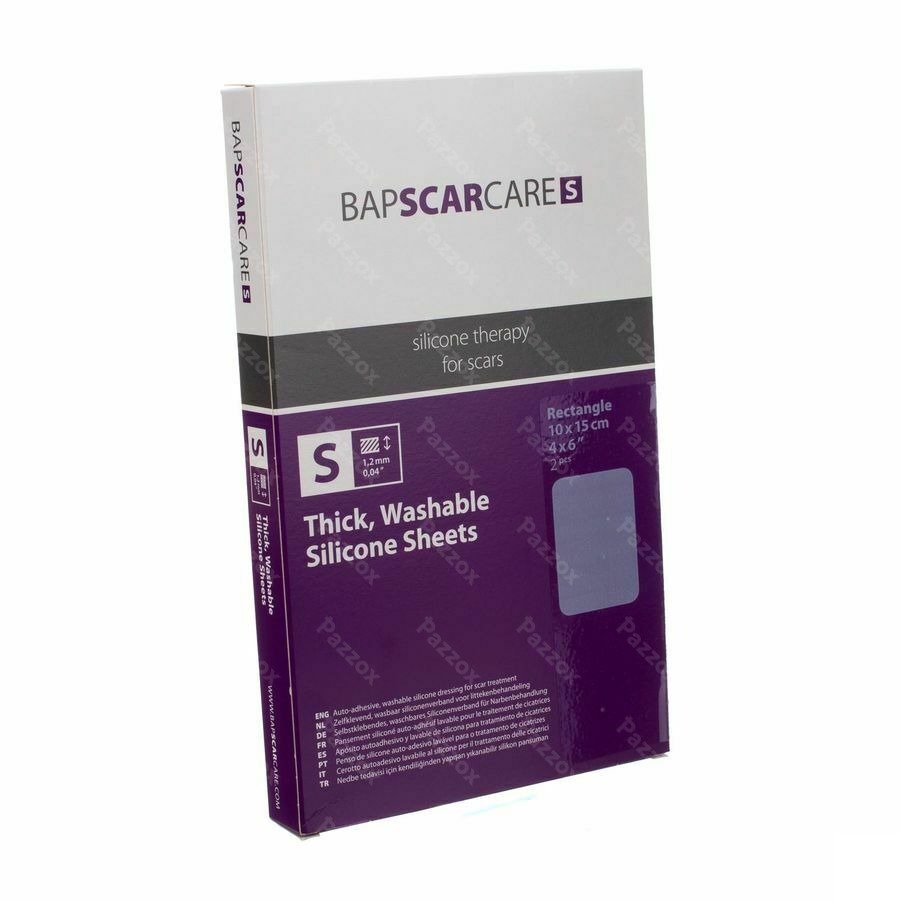 Bap Scar Care S Pans Adh Sil 10x 15cm 2 Pieces