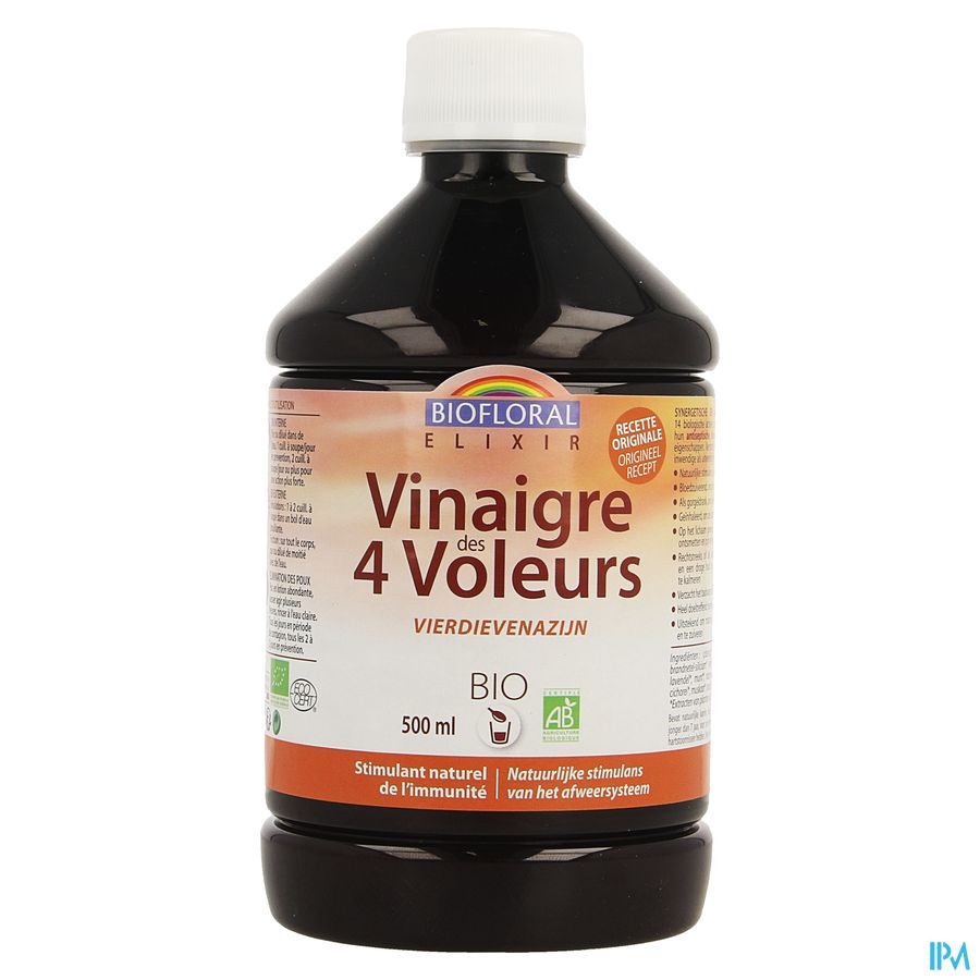 Biofloral Elixir Vinaigre 4voleurs Bio 500ml Rf018