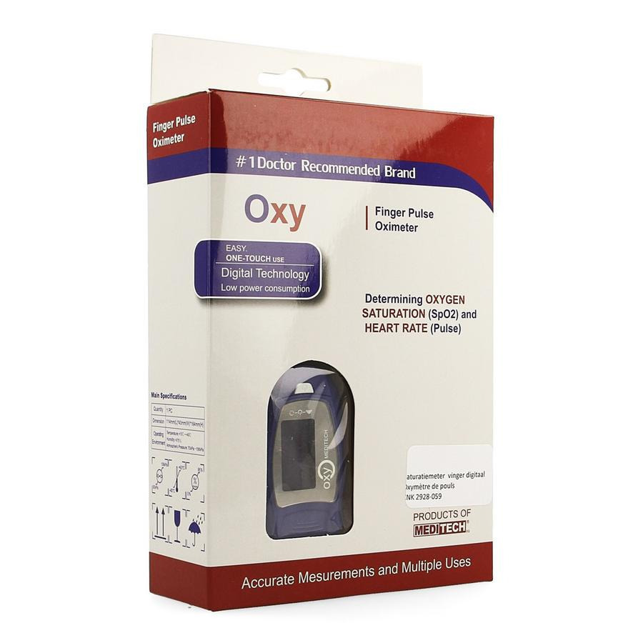 Oxymetre De Pouls Doigt Dig. Covarmed Cfr 4220182