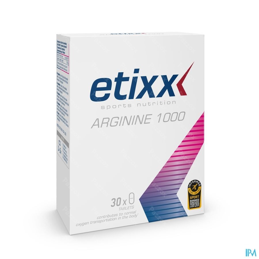 Etixx Arginine 1000 30 Comprimes