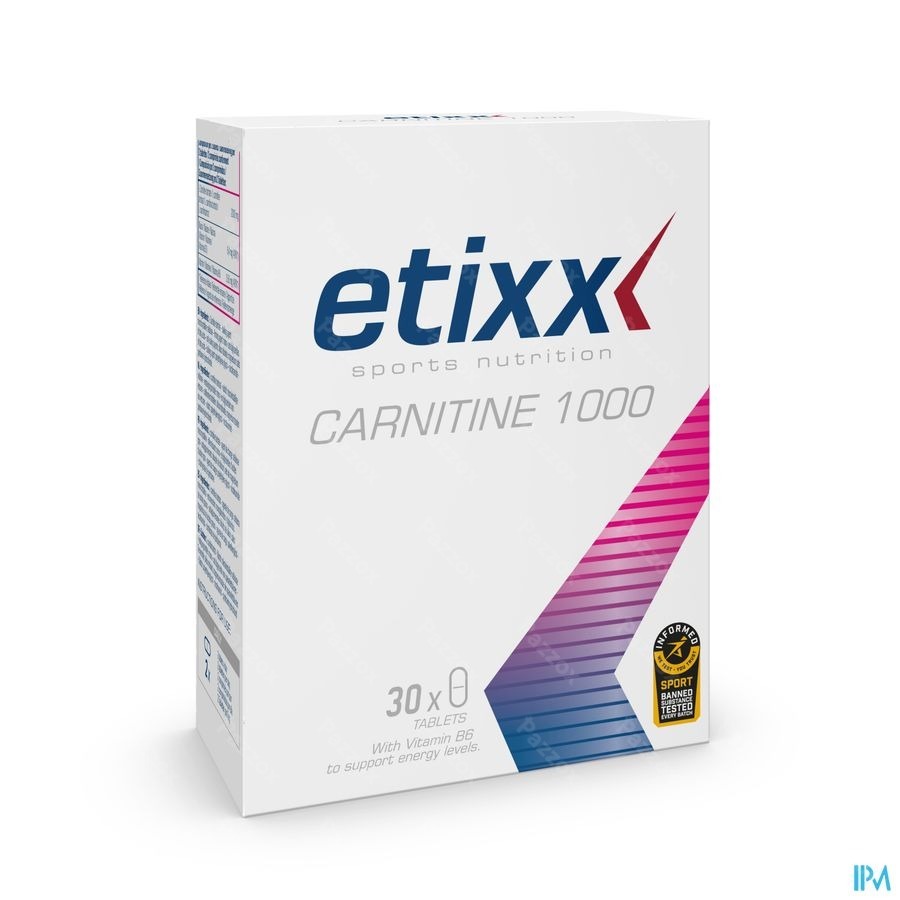 Etixx Carnitine 30 Comprimés