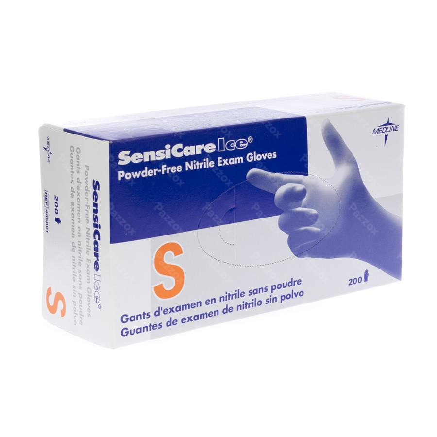 Sensicare Ice Nitrile Gants Chirurg. S/pdr S 200