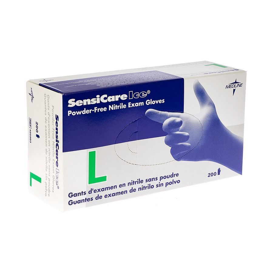 Sensicare Ice Nitrile Gants Chirurg. S/pdr l 200