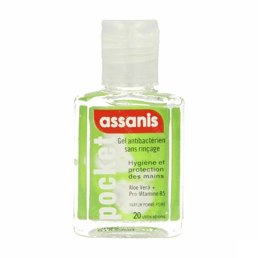 Assanis Pocket Gel Mains Pomme-poire 20ml
