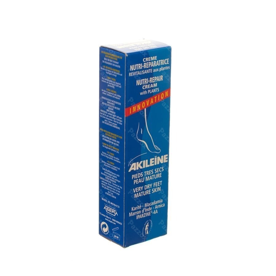 Akileïne Crème Nutri Reparatr.pieds Secs Tube 100ml