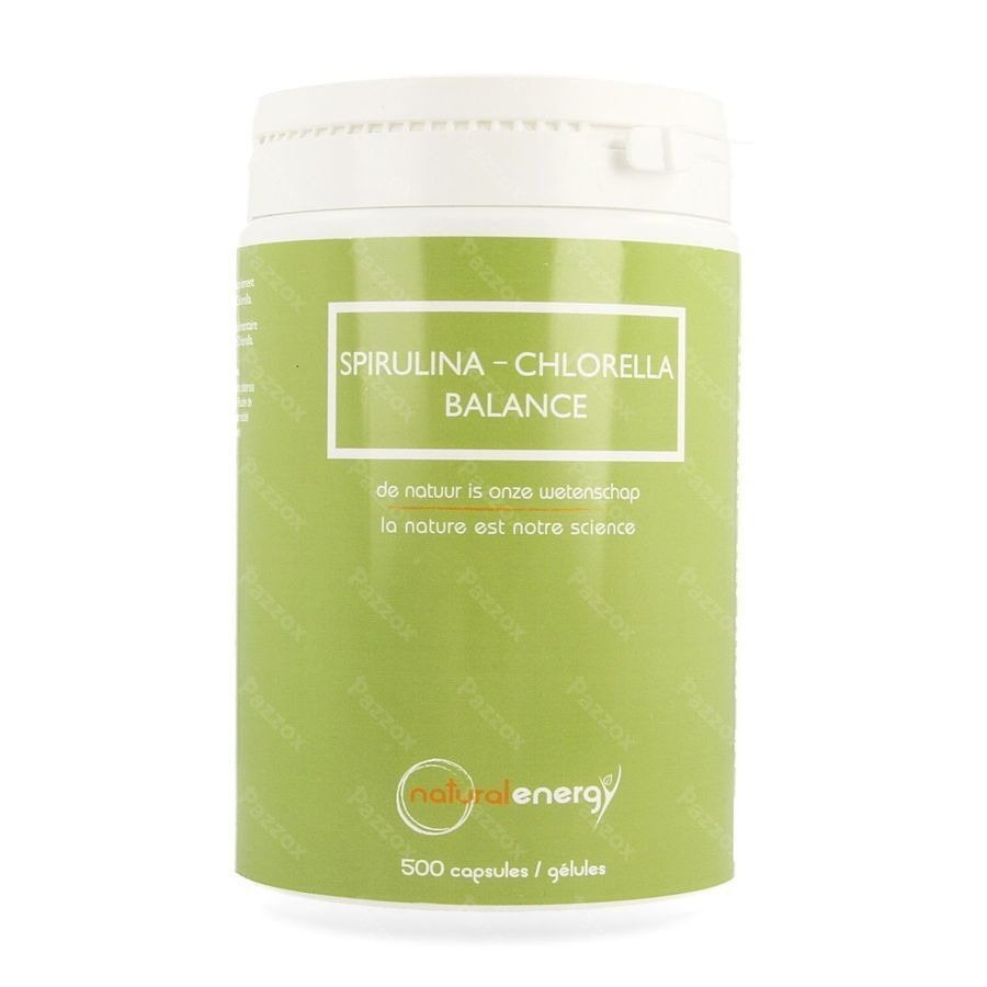 Natural Energy Spirulina Chlor Balance Caps 500