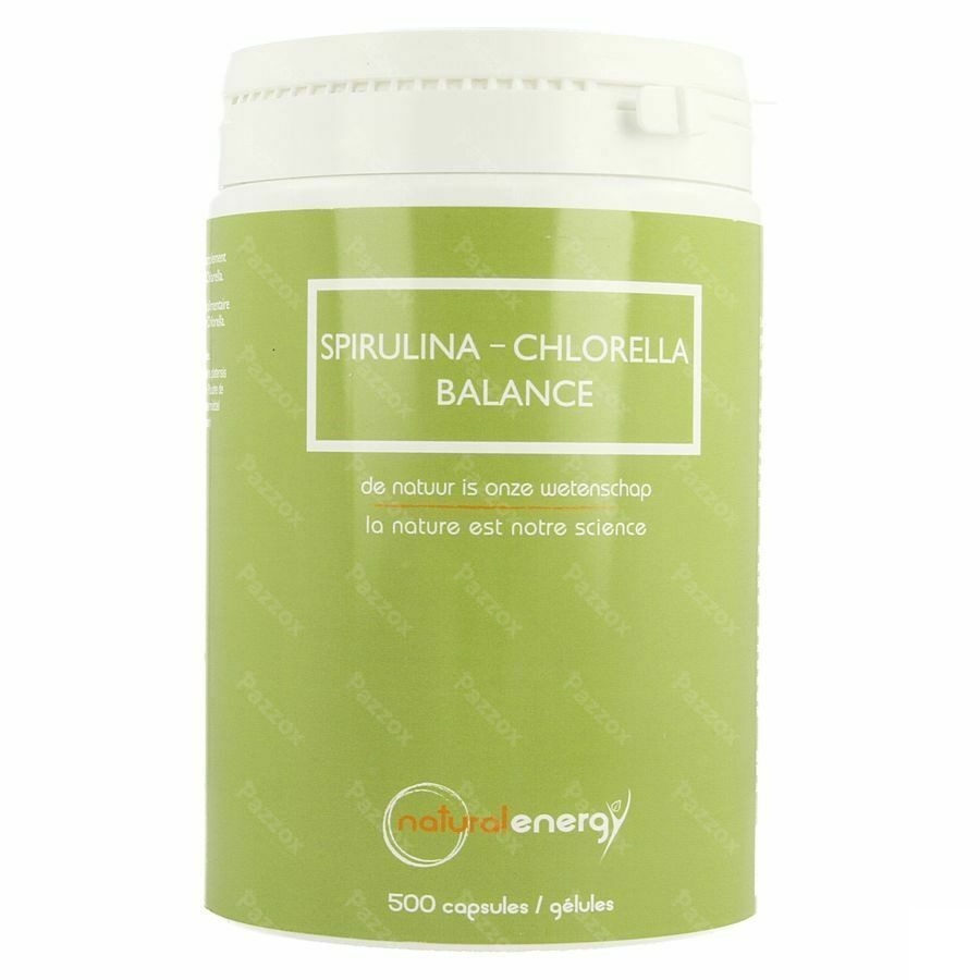 Natural Energy Spirulina Chlor Balance Caps 500